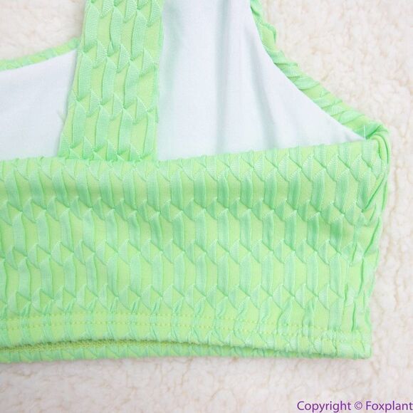 NEW Seea x Free People Georgia bikini top, green, S - Picture 14 of 15